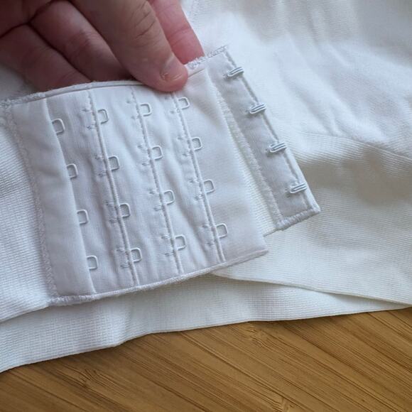 Shapermint Truekind XXL White Enhanced Comfort Wireless Shaper Bra 10023 - Picture 5 of 8